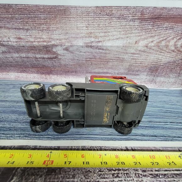 Nylint Pressed Steel muscle machine cabover semi no sound parts/repair red - Picture 7 of 12